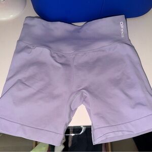 DFYNE Women's Athletic Lavender Shorts